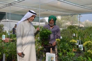 ضمن فعالية اسبوع الشجرة وبالتعاون مع أبوصيبع للنباتات والزهور نظمت جمعية أبوصيبع الخيرية برنامج 1